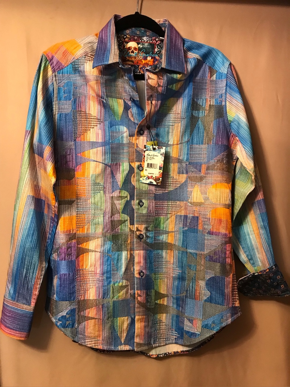 Robert Graham Multi-Color Patterned Long-Sleeve Shirt
